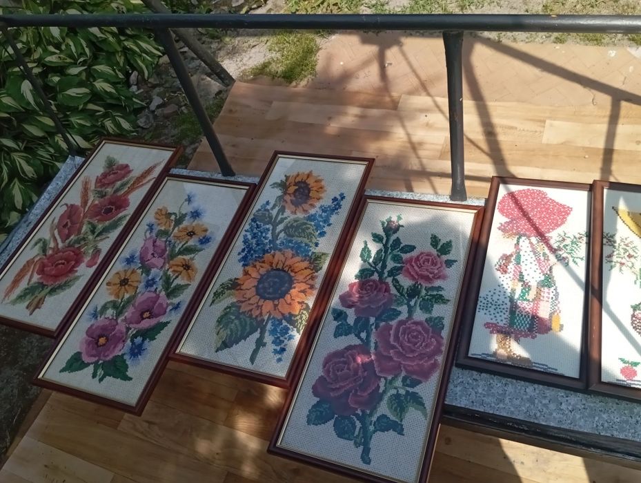 Obrazy wyszywane ręcznie  haft krzyżykowy