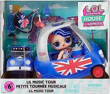 LOL Surprise OMG House Art Cart Playset и кукла Splatters, с джакузи.