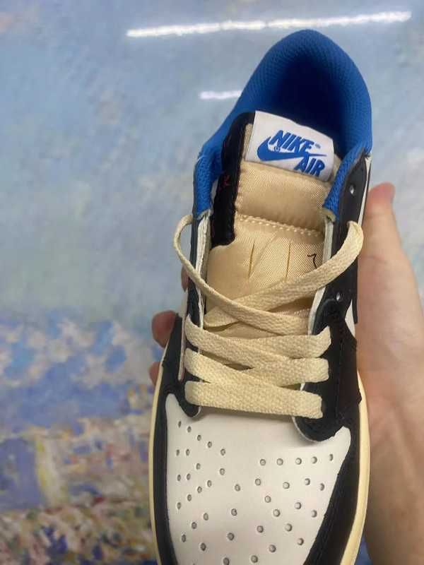 TravisScott\Jordan1*Retro*DamskieNikeAIrniebieski UnisexTrampki.43