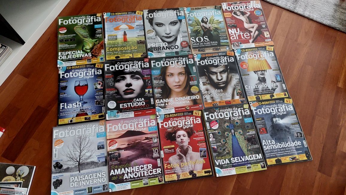 15 revistas - O Mundo da Fotografia Digital