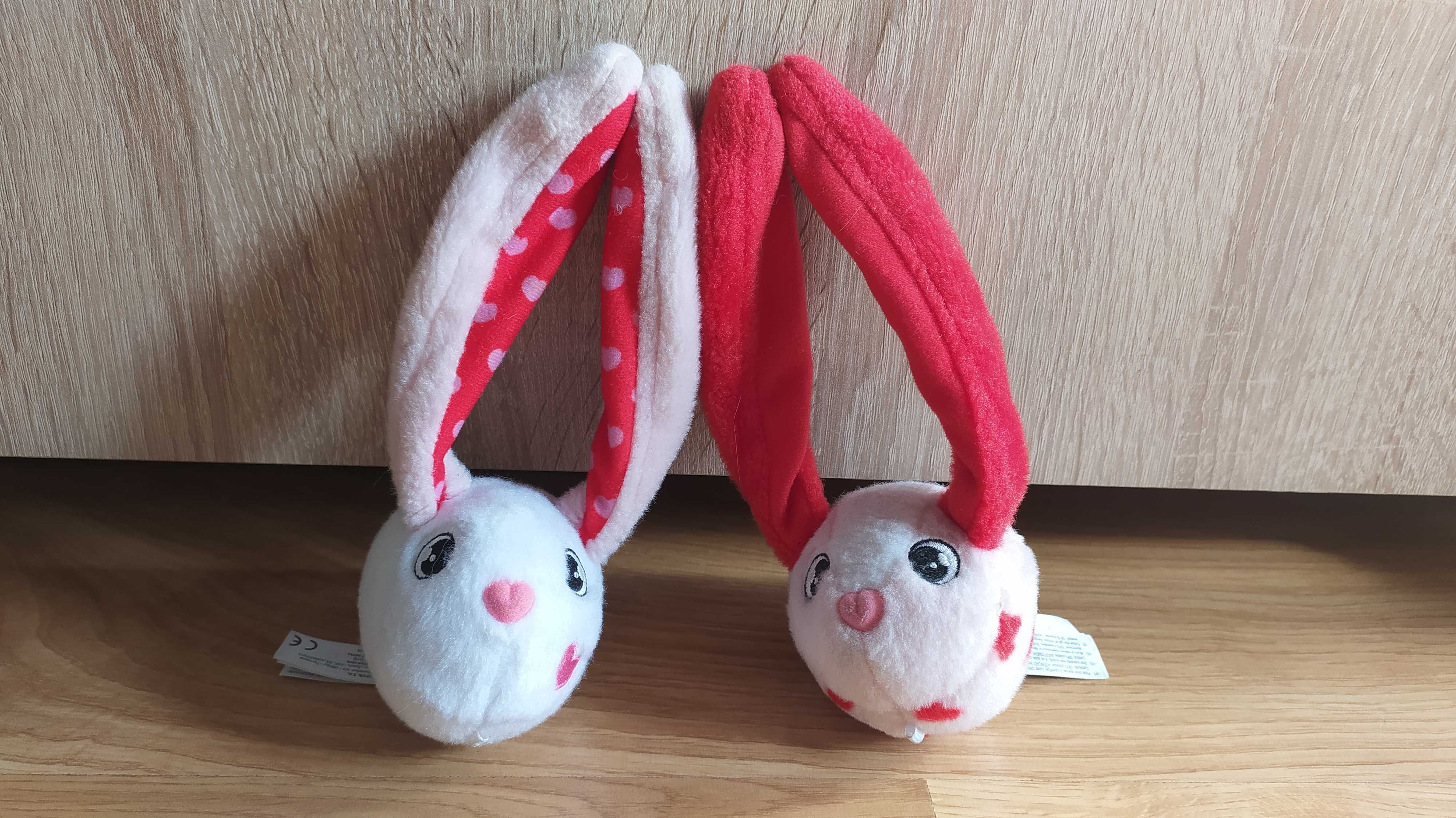 Bunnies Love - maskotki króliczki z magnesem na uszach - 2 sztuki