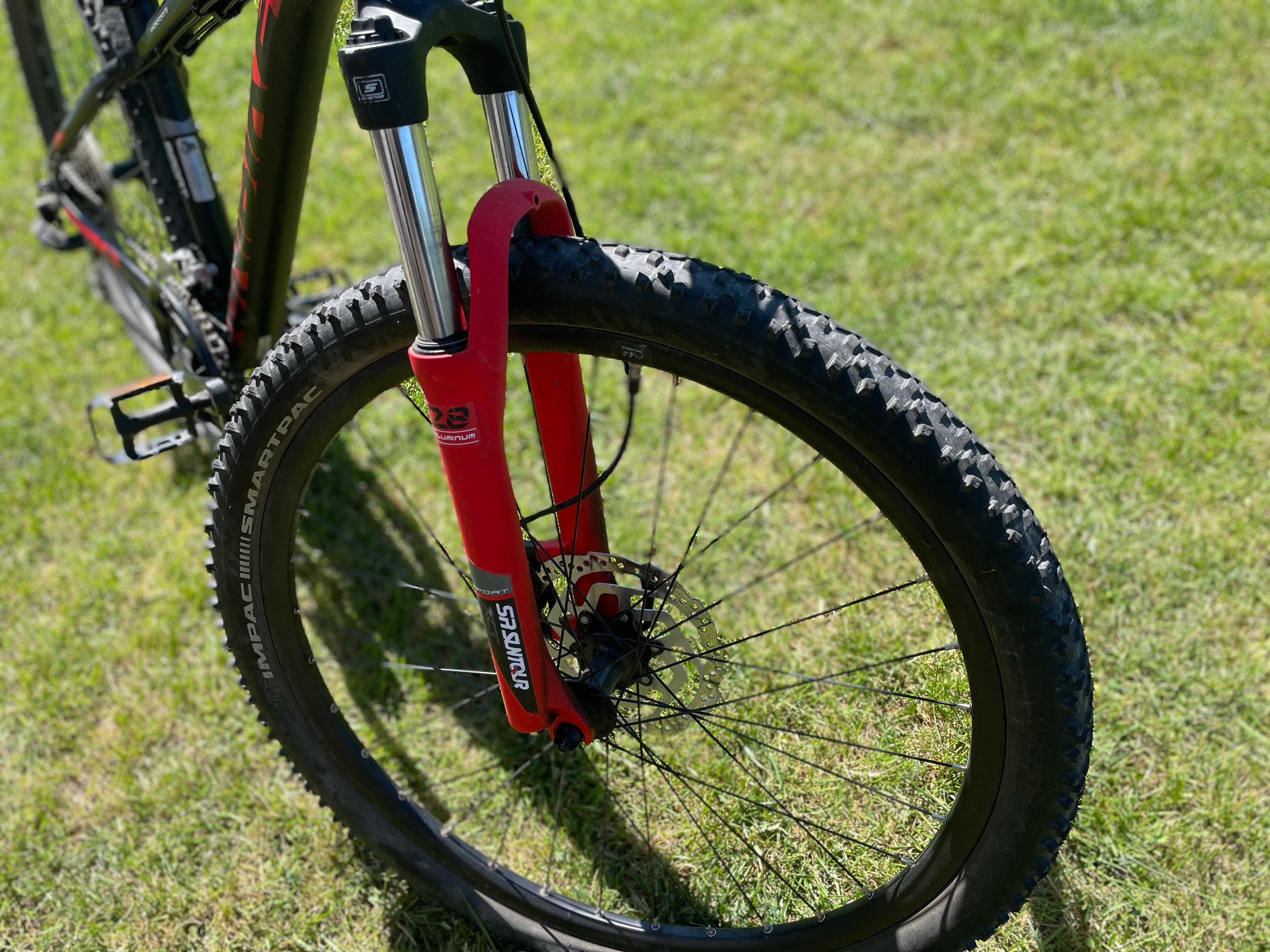 Rower Górski Unibike Mission Czarno/Czerwony Rama 14 Koła 26"