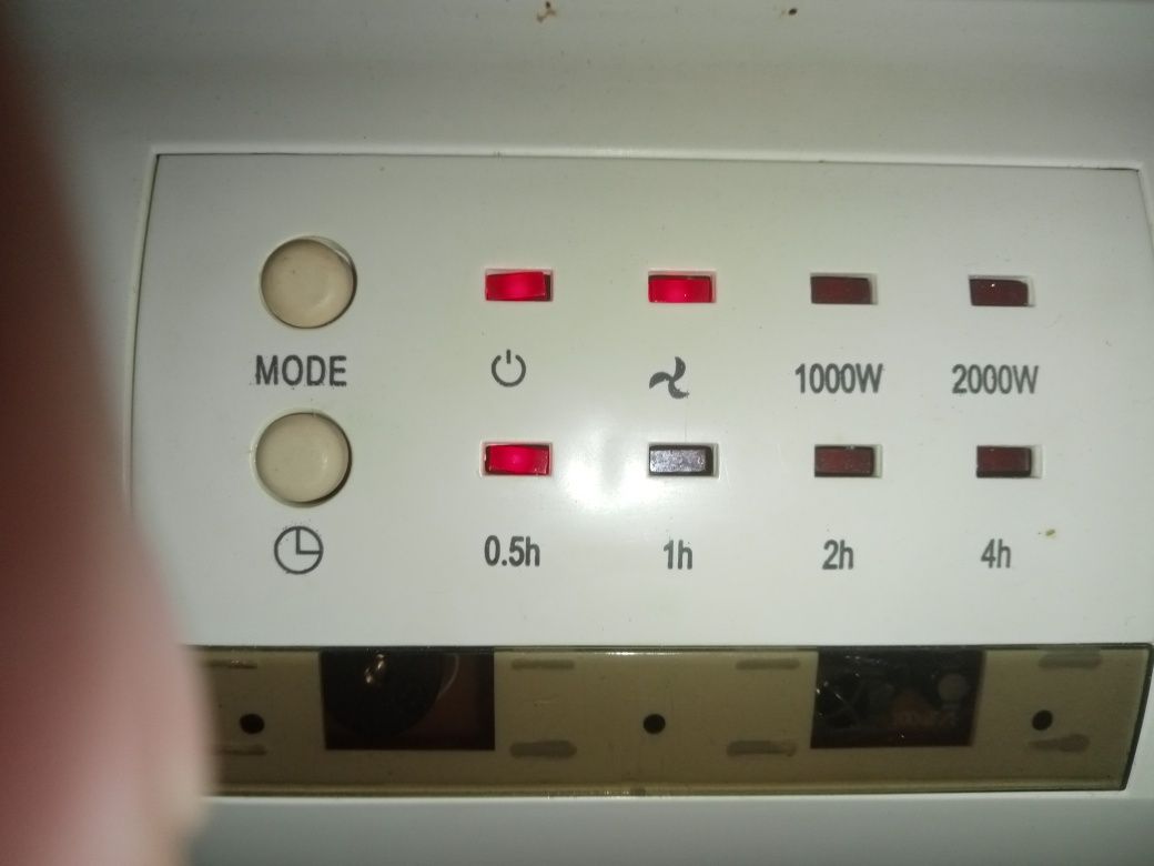 ventilador de ar e quente