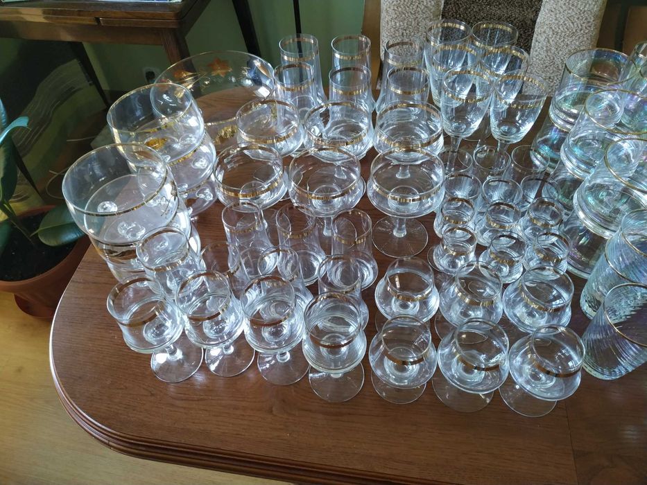 Zestawy kieliszków rodem z PRL