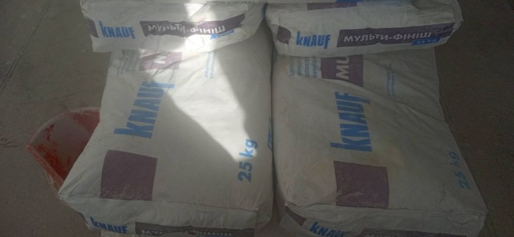 Доброго дня.
Продам шпаклівку мультифініш Knauf. Залиш