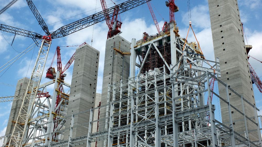 kontener grzewczy  wynajem ogrzewanie beton betoniarnia kotłownia