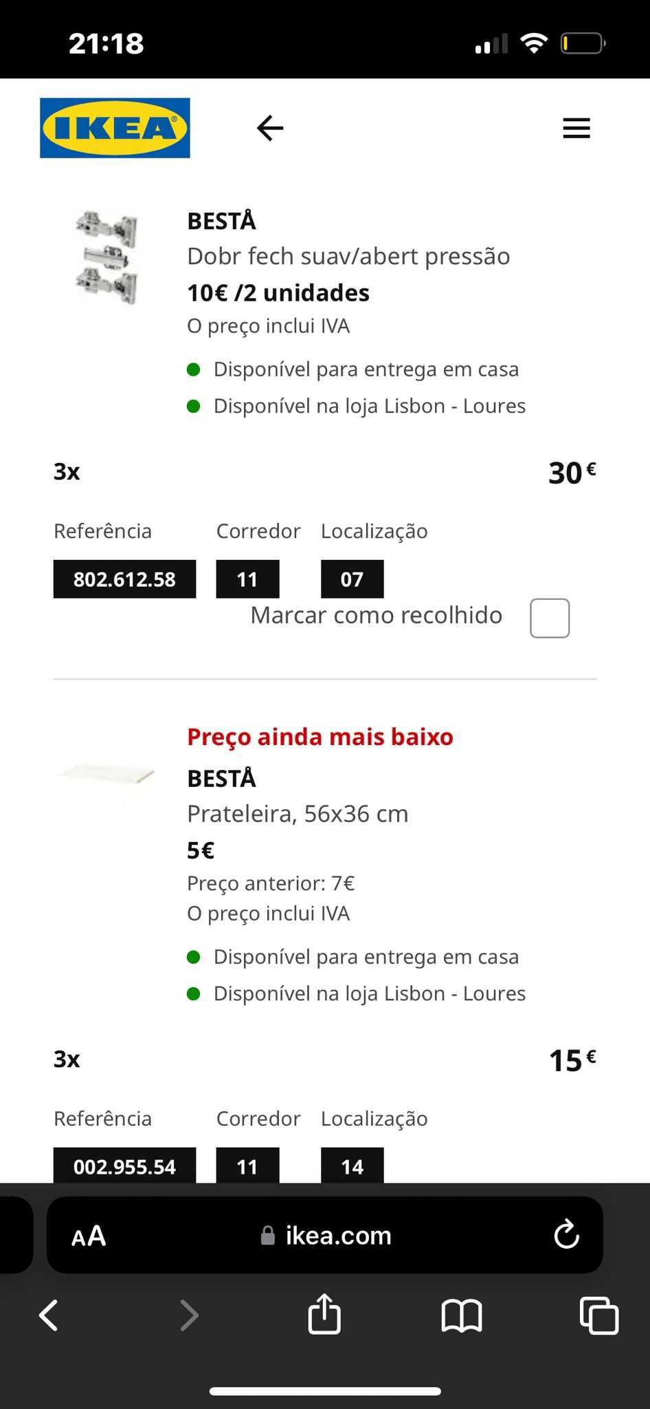 Móvel TV IKEA BESTA 180x65x42