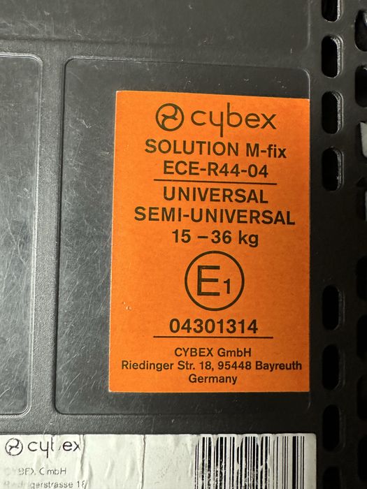 Forelik samochodowy Cebyx m-fix, 15-36 kg
