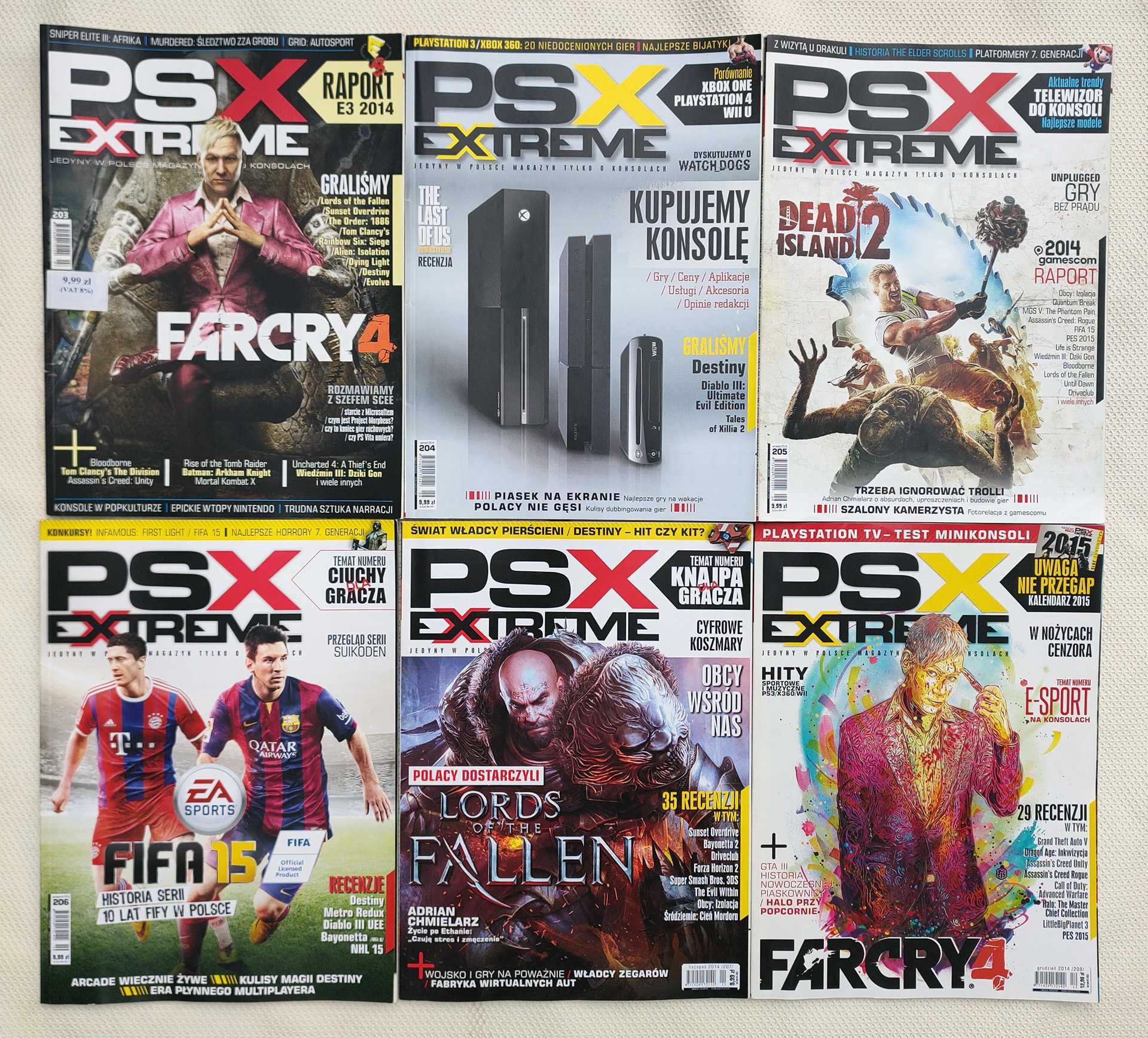 PSX Extreme cały rocznik 2014 - 12 numerów z kalendarzem