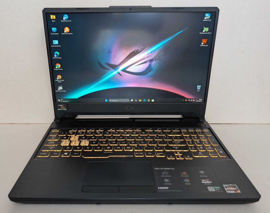 Laptop ASUS TUF Gaming A15 FX506IH/15.6/AMD R5-4600H/GTX 1650/16/512