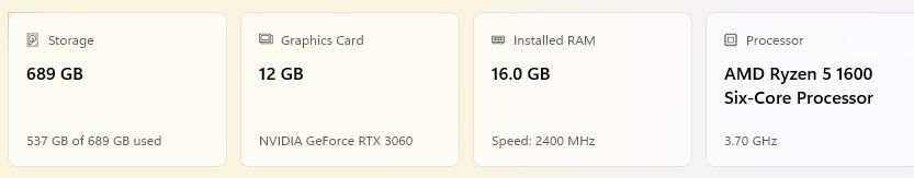 PC Gamer 16GB RAM - 512GB SSD - Completo