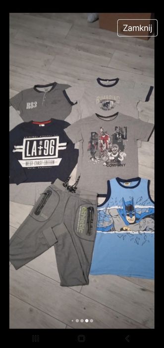 Bawełniany zestaw bluzki koszulki H&zM, Reserved 152