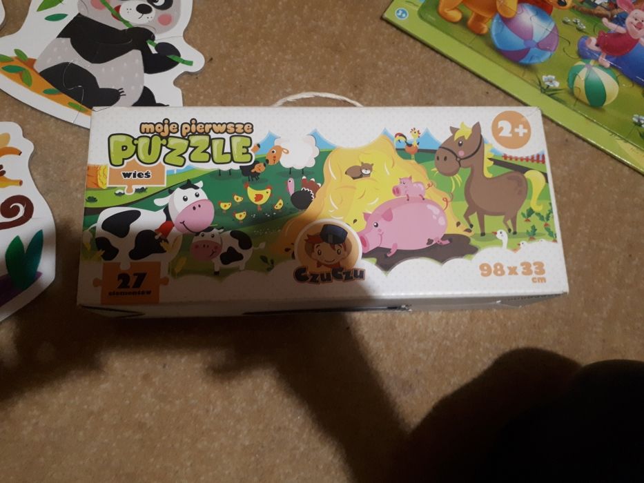 3 sztuki Puzzli  dla 2 latka