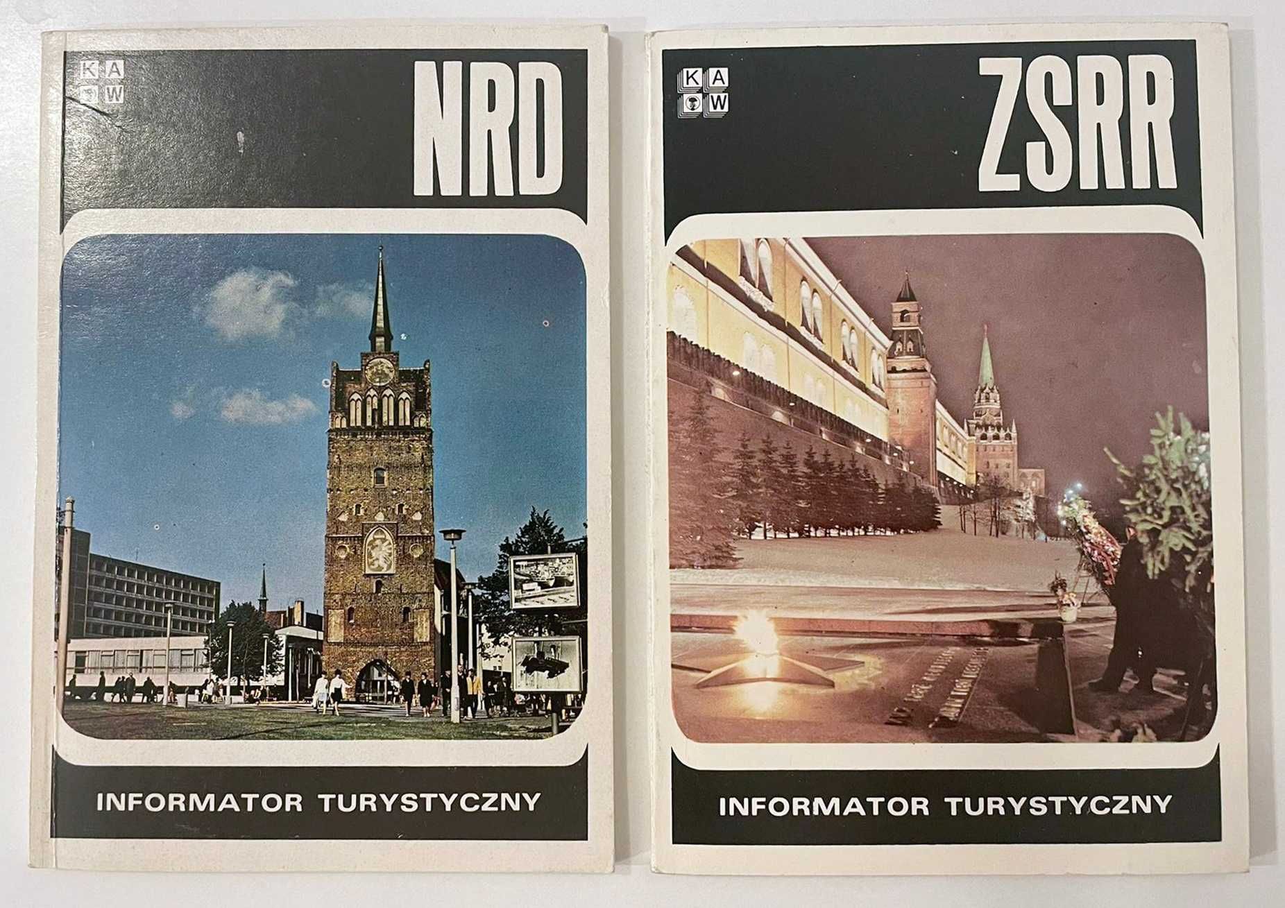 Informator Turystyczny KAW:  NRD 1978 r,  ZSRR 1976 r. PRL