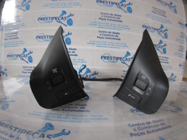 Interruptor Inter4748 PEUGEOT 208 1 FASE 1 2013 1.6HDI 92CV 3P CASTANHO Multifunções VOLANTE