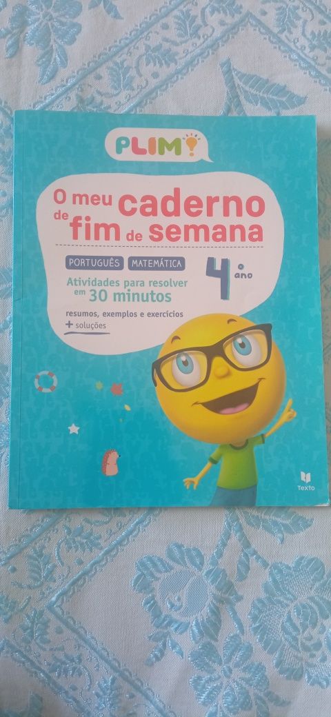 Caderno de atividades de português e matemática para o 4° ano