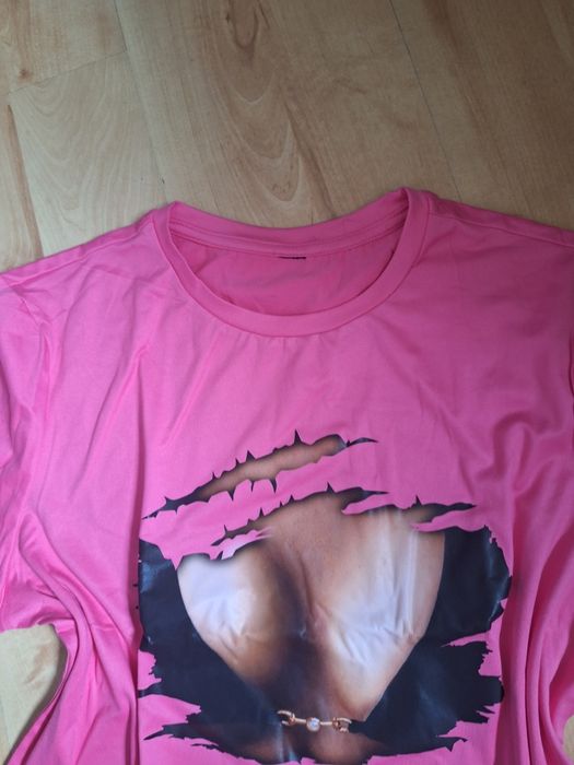 Nowy tshirt koszulka z zabawna grafika 40/42