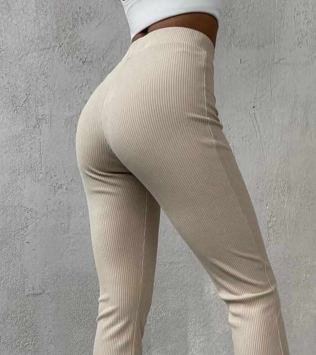 Лосіни (легінси) кльош в рубчик