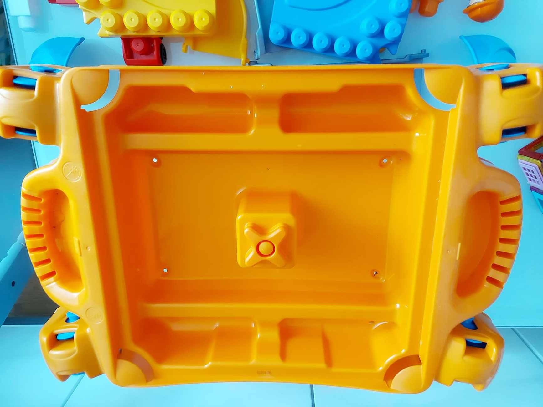 Zestaw Mega Bloks Stolik Podjazd Klocki Fisher Price Auto Unikat