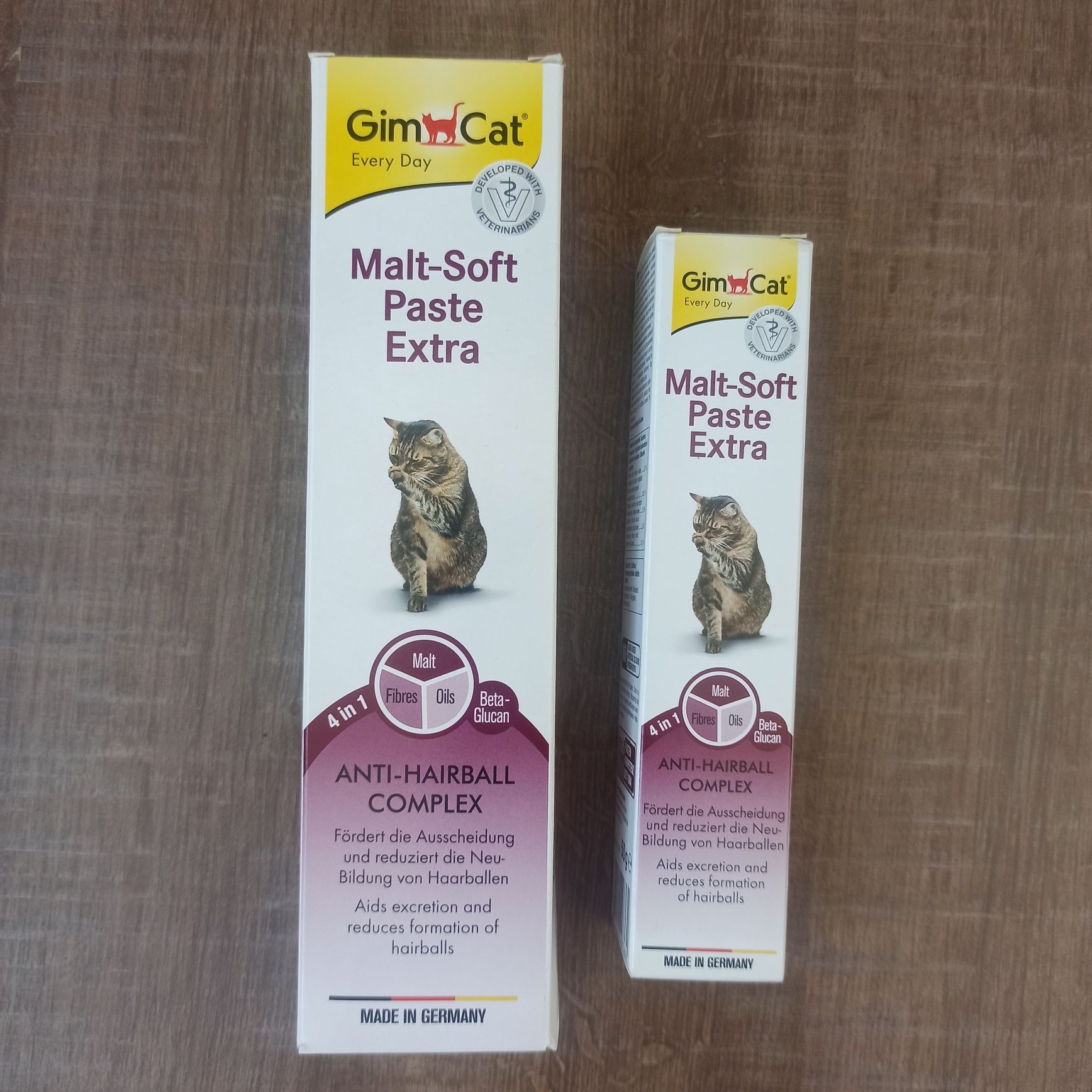 Паста для выведения шерсти Gimcat Malt-Soft, 50 г