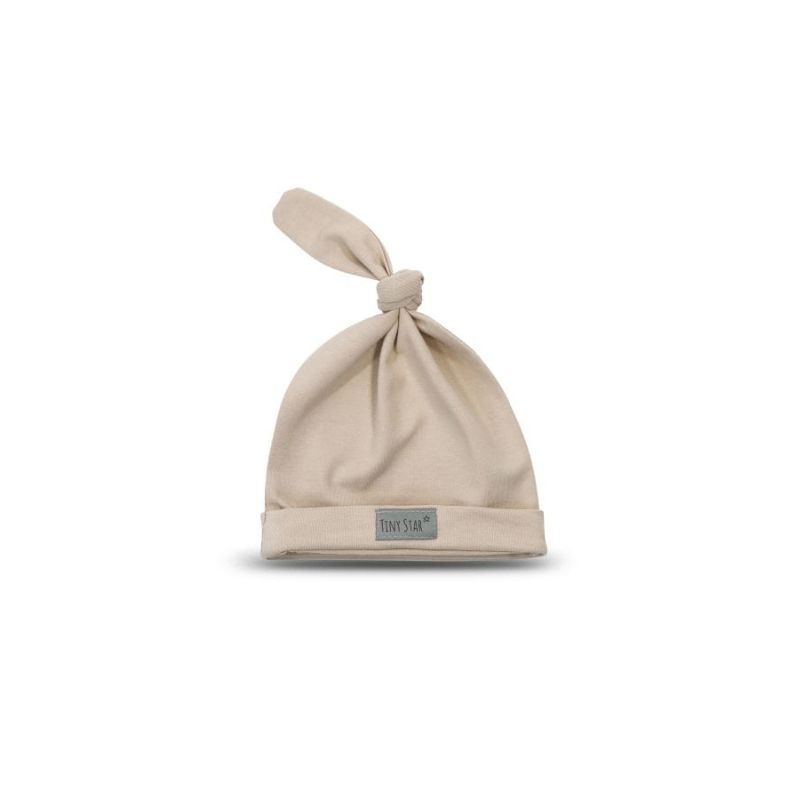 Czapeczka niemowlęca 0-3M Beige - Tiny Star