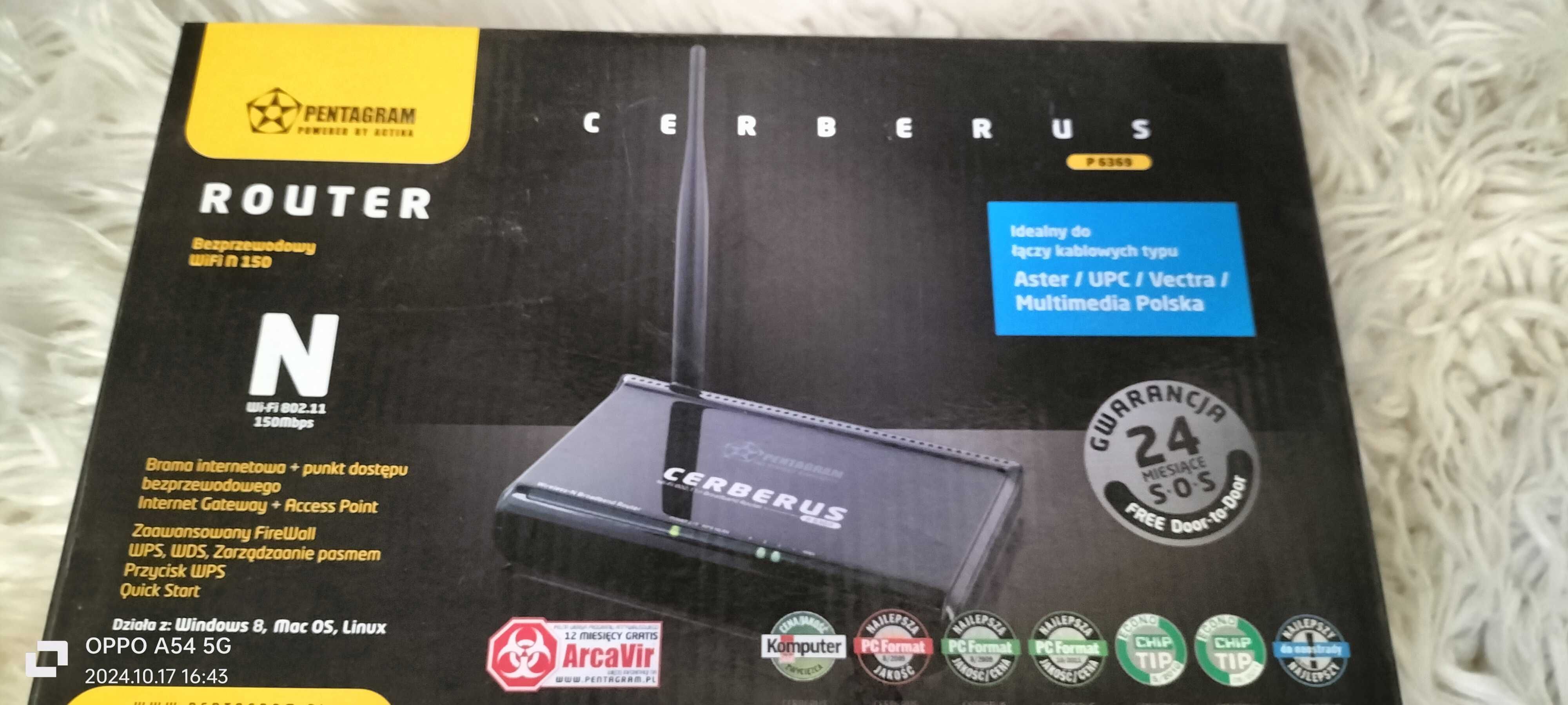 Router wifi pentagram