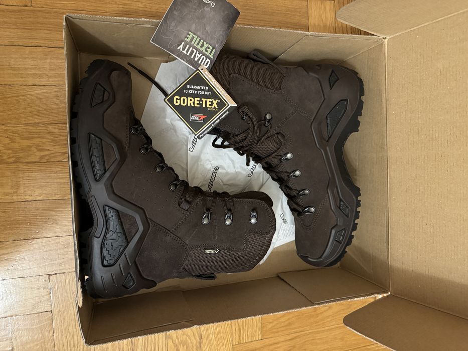 Черевики військові демісезоні Lowa Z-8S GTX 42 eu 9 us dark brown