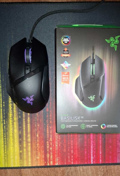 Миша Razer Basilisk V3 USB Black (RZ01-04000100-R3M1)