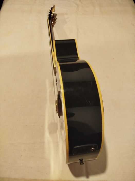 Guitarra eletroacústica SX Costum Guitar MJG28DCE/BK/SA