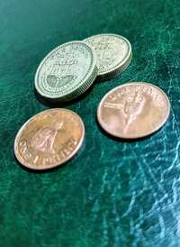 Продам монеты Лот из 4х Монет Гибралтара фунты пенни монеты Гибралтара