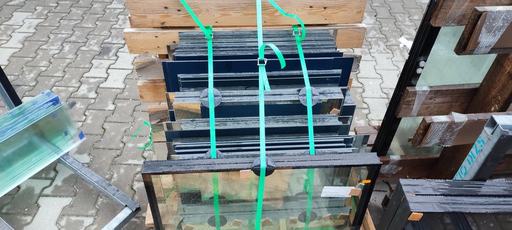 Szkło wyprzedaż szyby balustradowe, zespolone laminowane, hartowane.