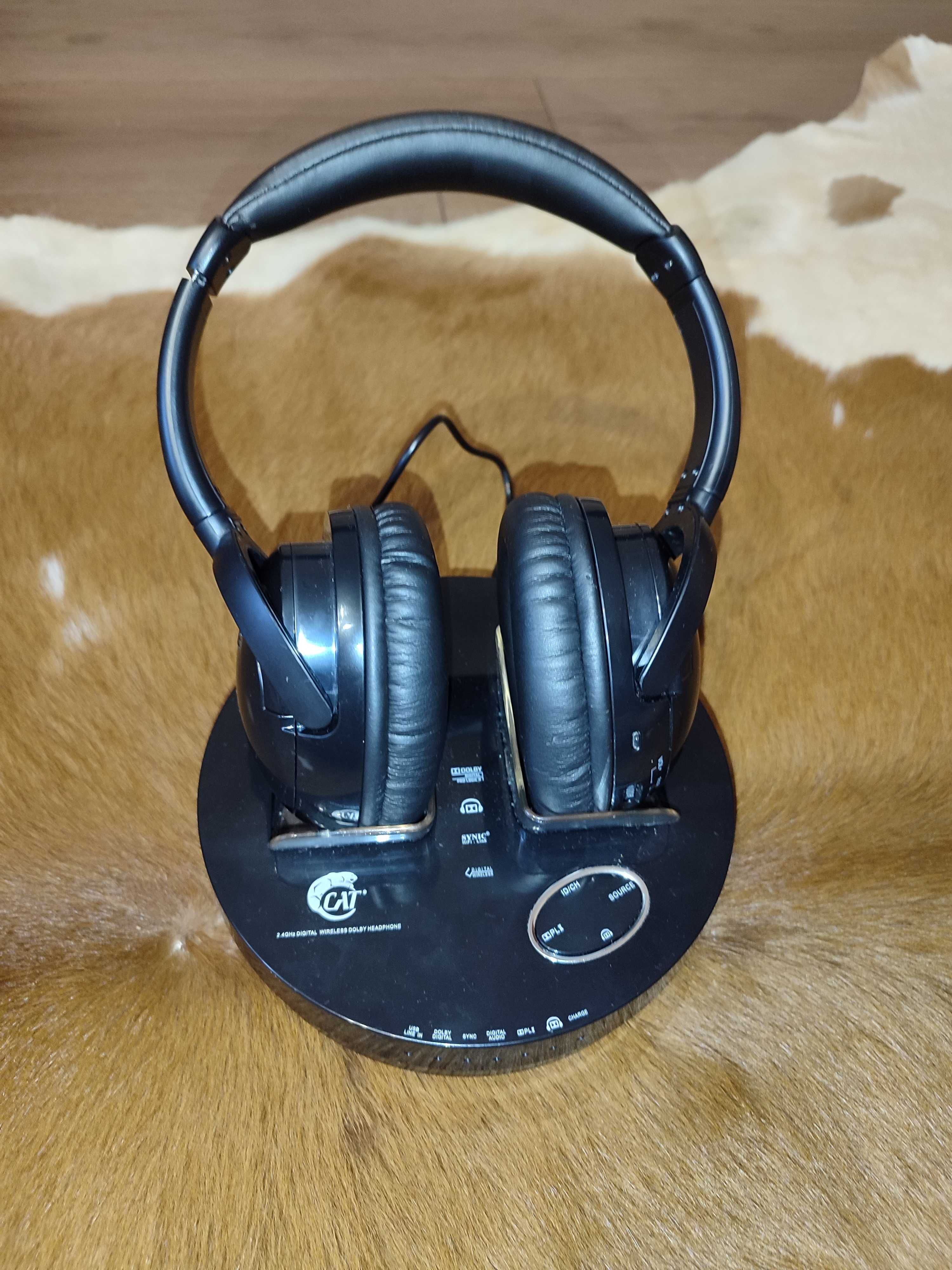 Бездротові навушники CAT DHP-65902 з базою (2.4GHz, Dolby Digital)