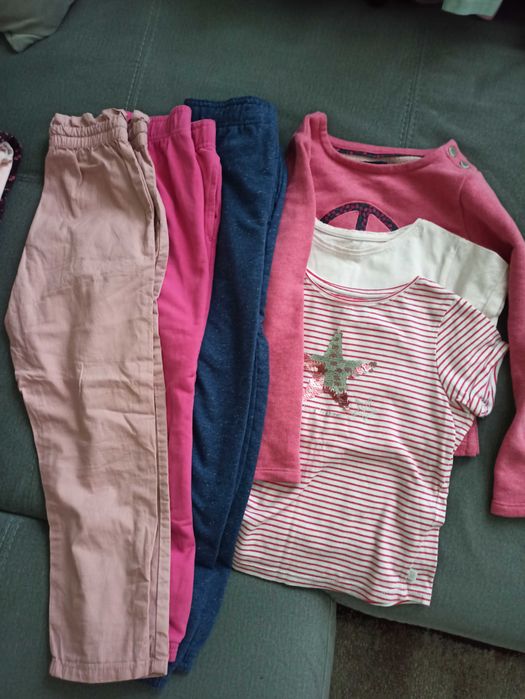 Paczka ubrań na 110-116 cm, 5 lat, stan bardzo dobry