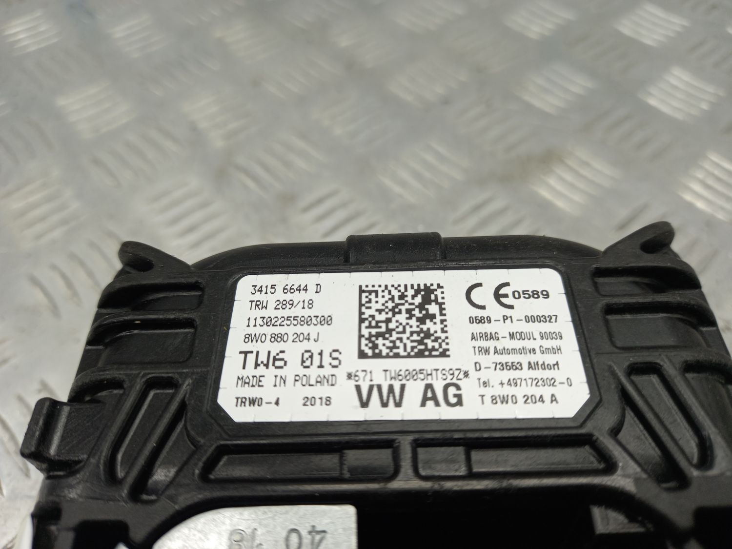 Подушка безопасности airbag пассажирская 8W0880204J для Audi A5 F5 201