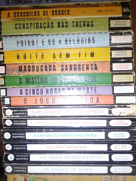 Os mestres da Literatura Policial Colecção Vampiro