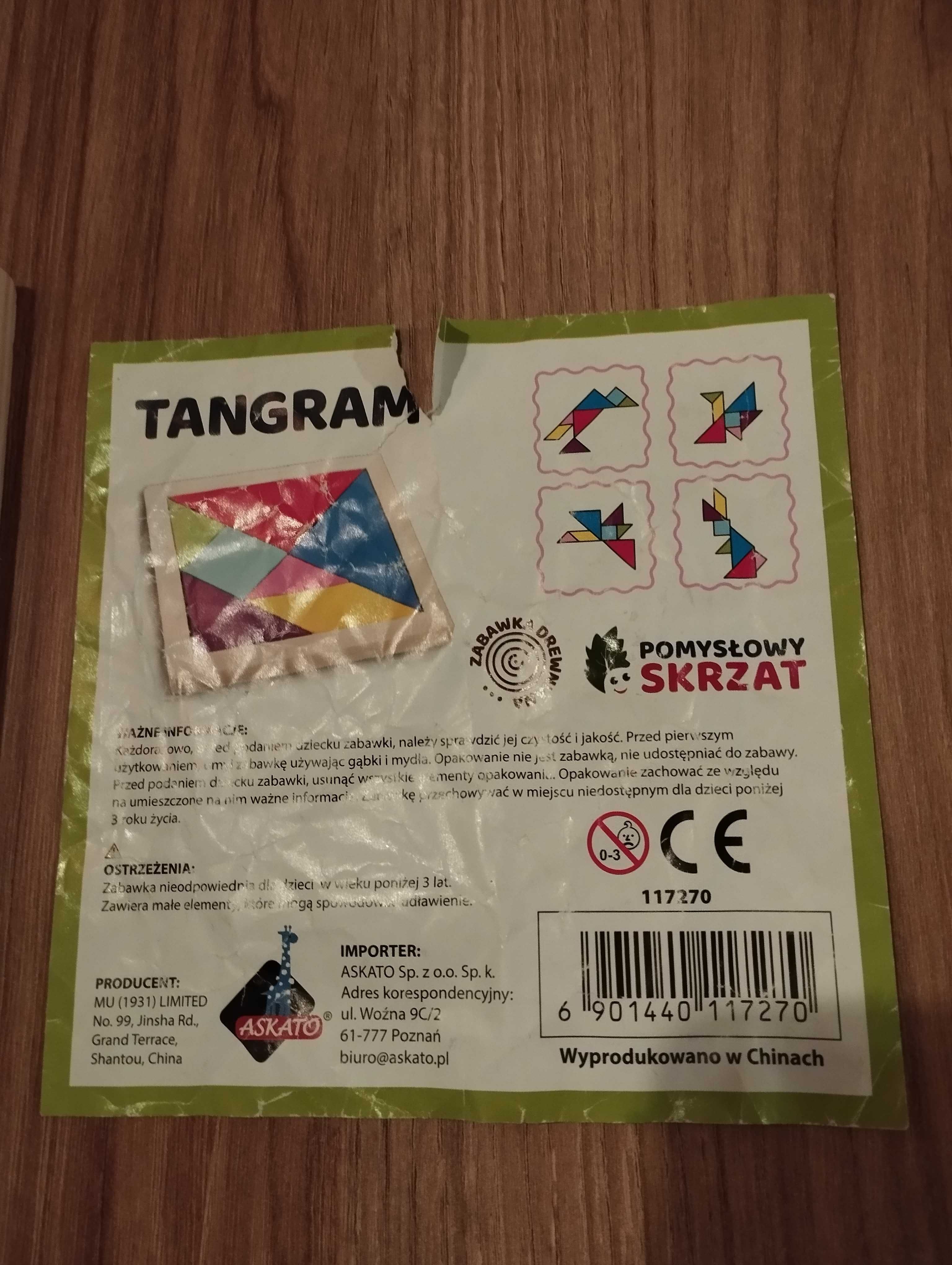 Puzzle maxi Świnka Peppa, tangram