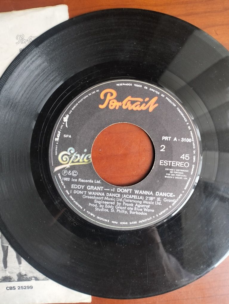Disco de vinil single Eddy Grant