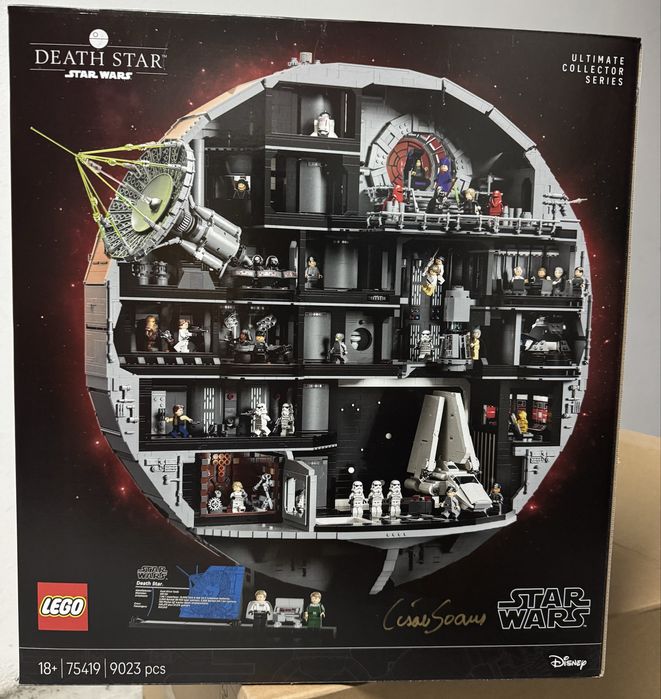 Lego 75419 Death Star - assinada pelo designer