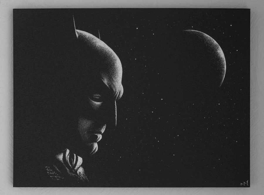 Batman - Obraz ręcznie grawerowany w blasze ... Prezent