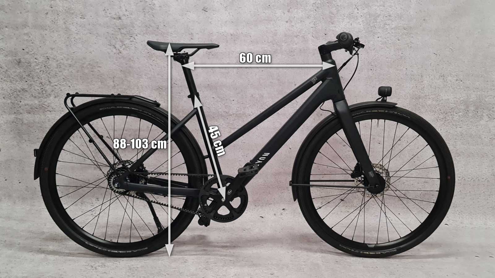 Canyon U023 Commuter 7, rozm. M (47 cm), pasek Carbon Gates