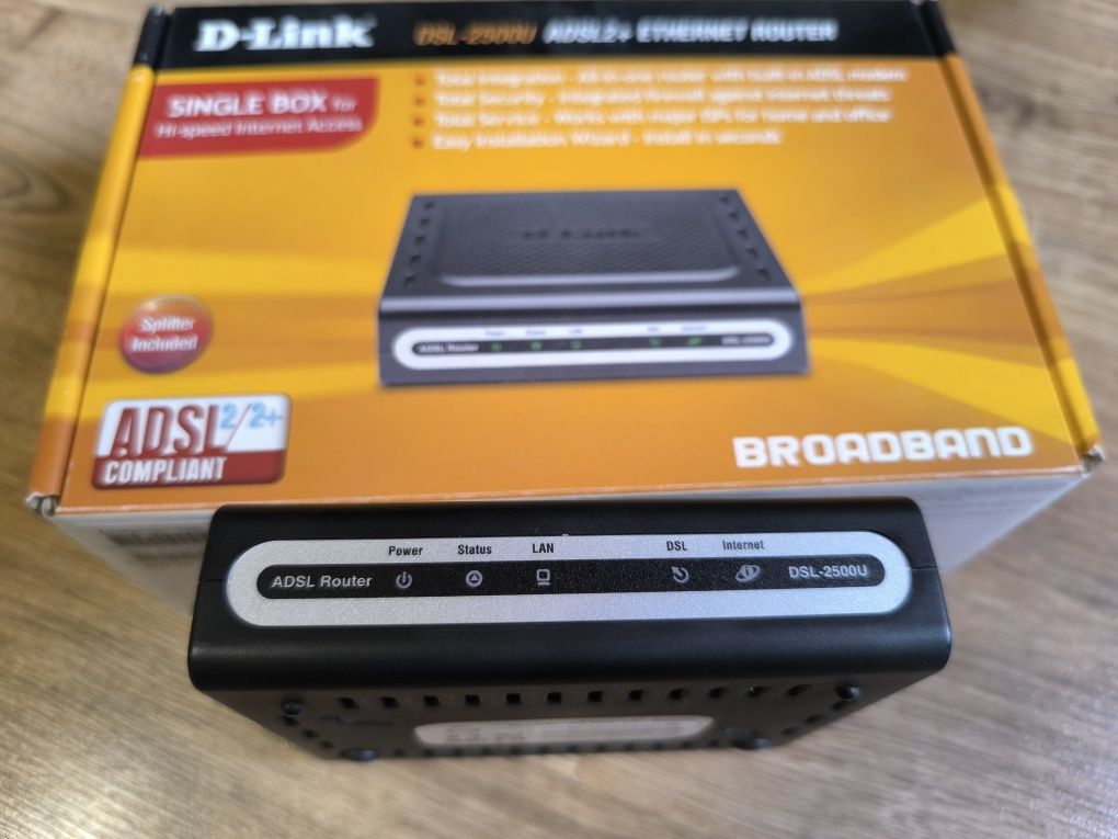 D-Link DSL-2500U модем / роутер / техніка на запчастини