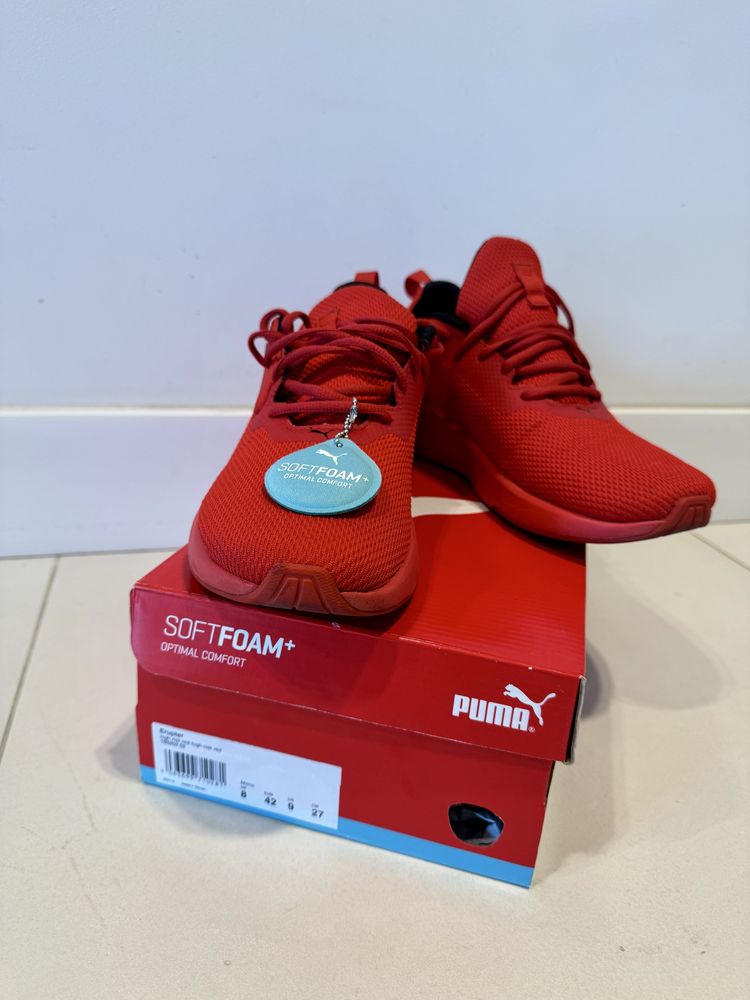Buty Puma Erupter 42 | czerwone SoftFoam+ | do biegania | stan idealny