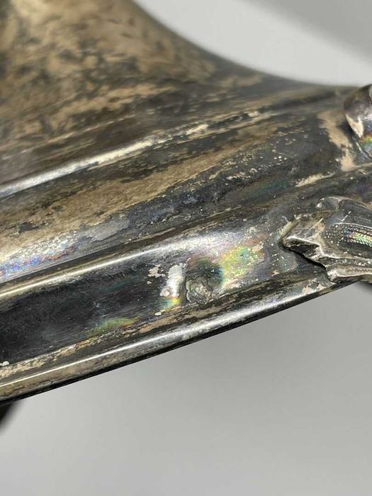 Srebrny Świecznik SECECJA - 331g Victor Nuber - AUSTRO-WĘGRY (Wiedeń)