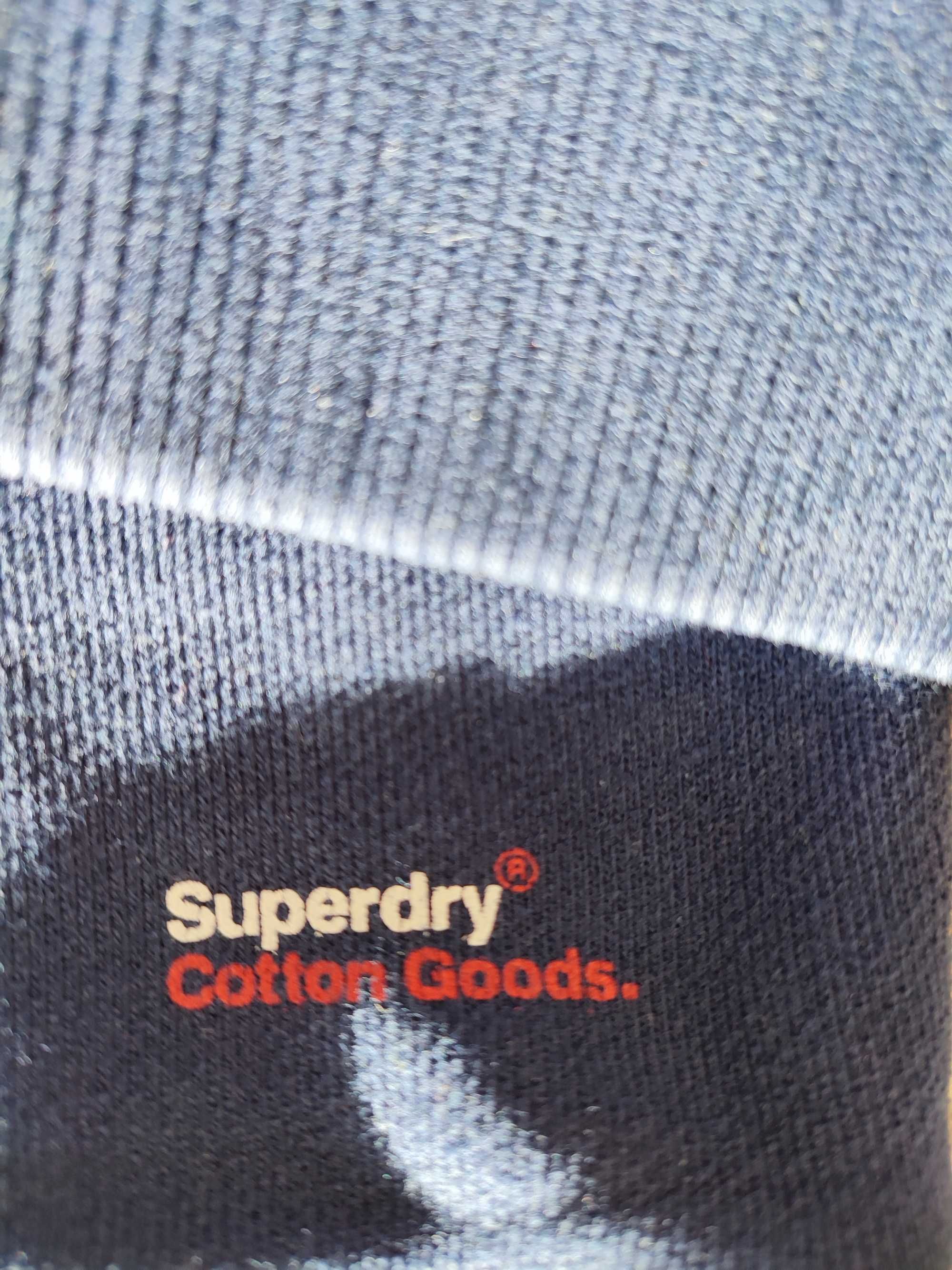 Реглан SUPERDRY х/б, темно-синий