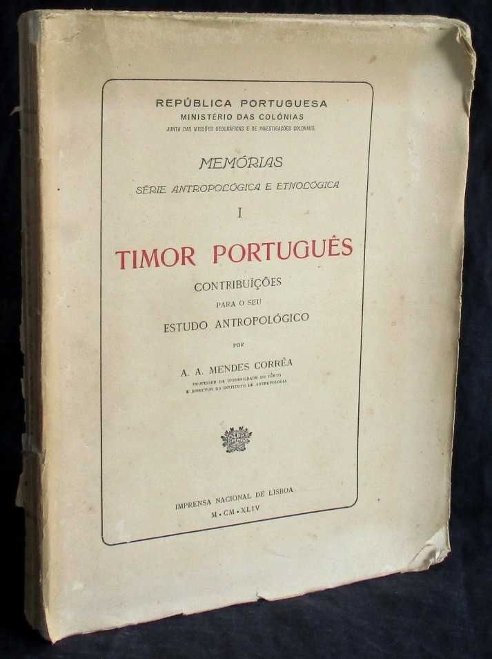 Livro Timor Português Mendes Corrêa 1944