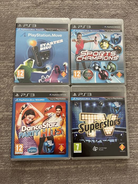 PlayStation Move com 4 jogos PS3