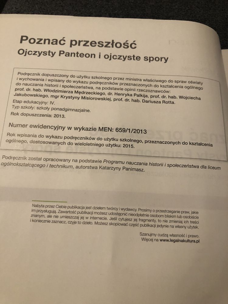 Poznac przeszlosc Ojczysty Panteon i Ojczyste spory