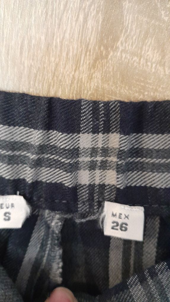 Spodnie damskie tailoring w kratę