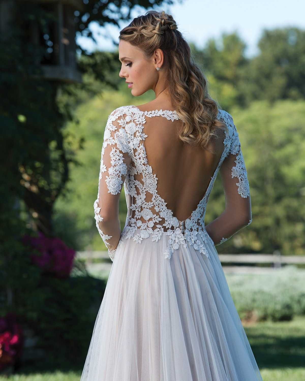 Sincerity Bridal 3972, suknia ślubna długi rękaw
