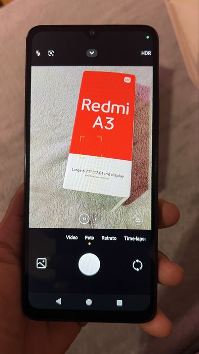 Xiaomi Redmi A3 64GB Preto – Como Novo + Cartão SIM